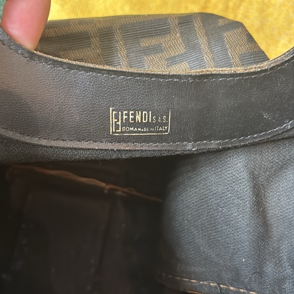 Vintage fendi zucca fold over shopper tote bag - Picture 5 of 16